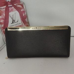 Ted Baker Black and Gold Wallet NWOT